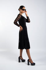 Tulle Pleated Dress