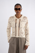 Crochet Cardigan - Cream