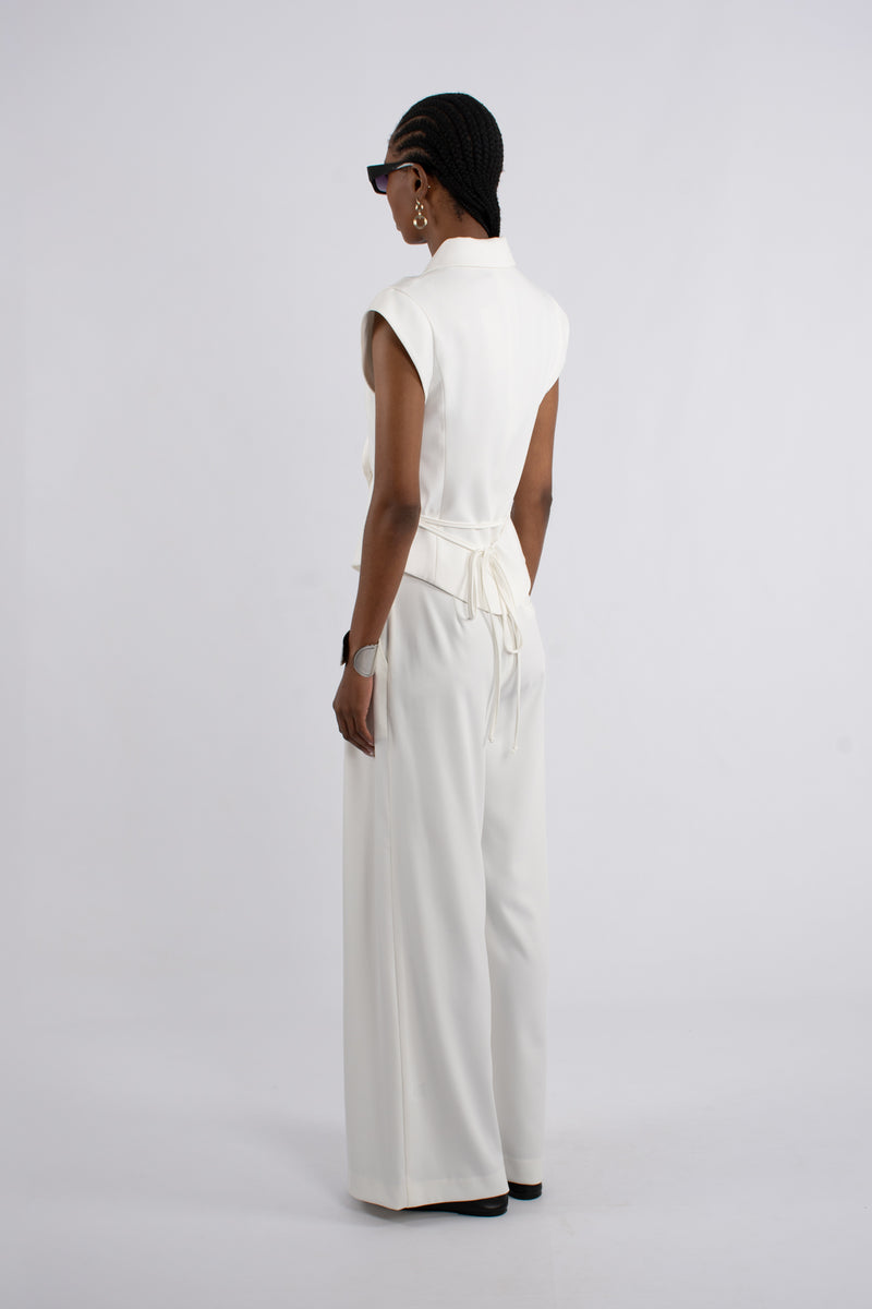Cap Sleeve Belted Jacket