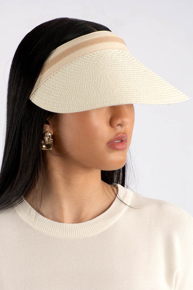 Raffia Peak Cap