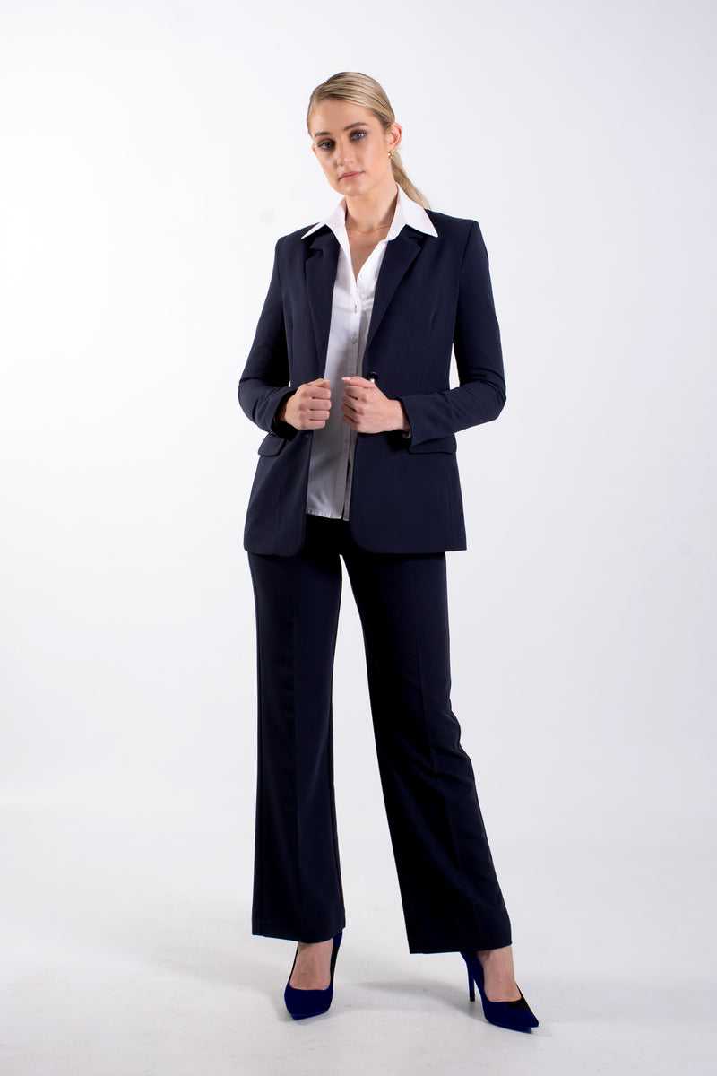 Ladies Office Straight Leg Trousers