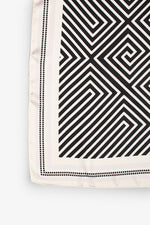 Silk Touch Geometric Neckerchief
