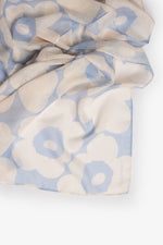 Voile Monotone Flowers - Cream
