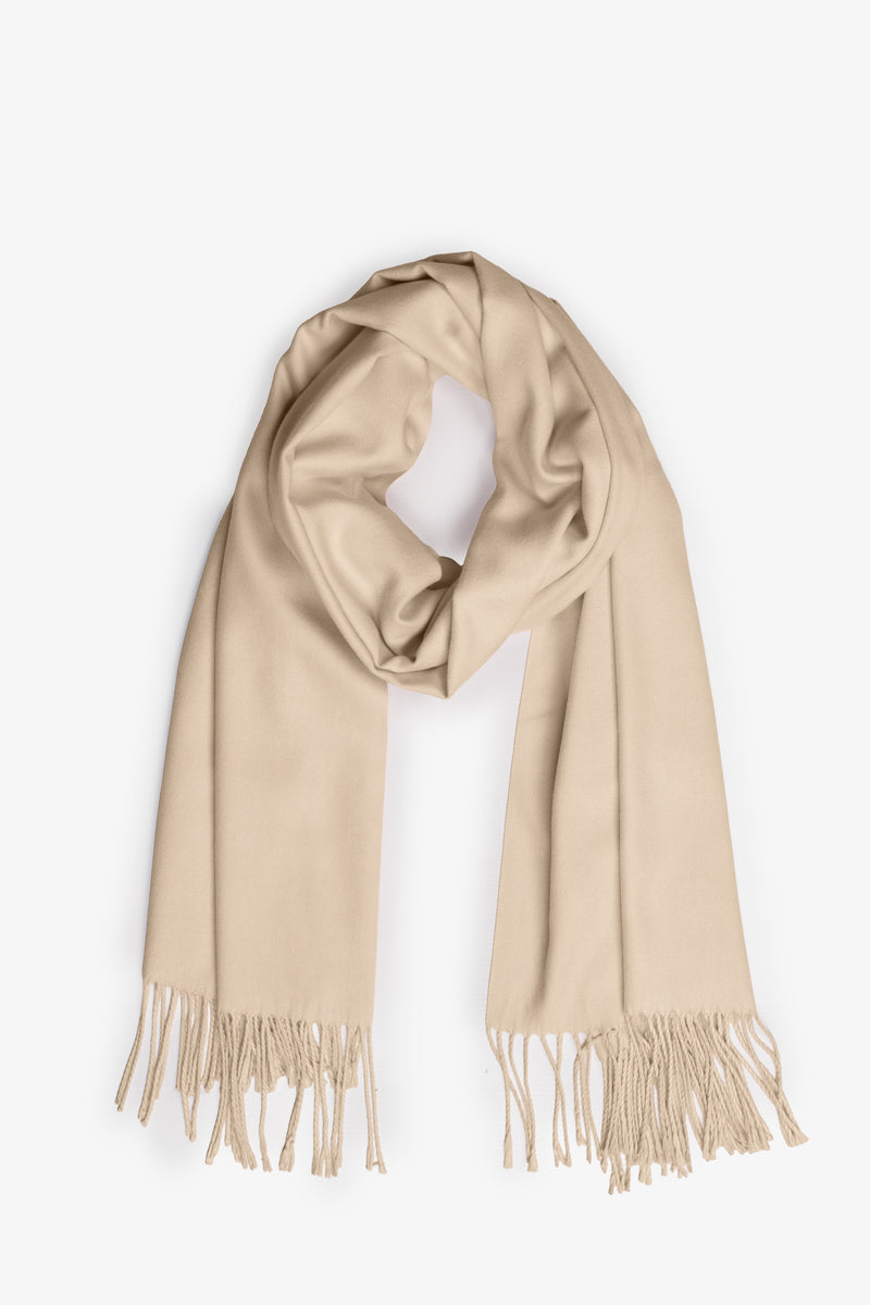 Summer Weight Pashmina - Beige