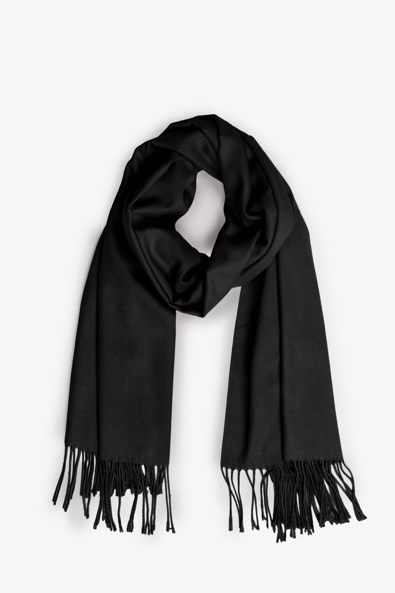 Summer Weight Pashmina - Black