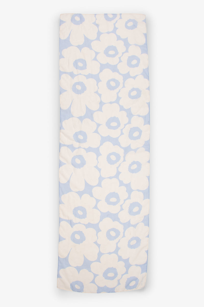 Voile Monotone Flowers - Cream