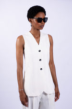 Twill Side Slit Waistcoat