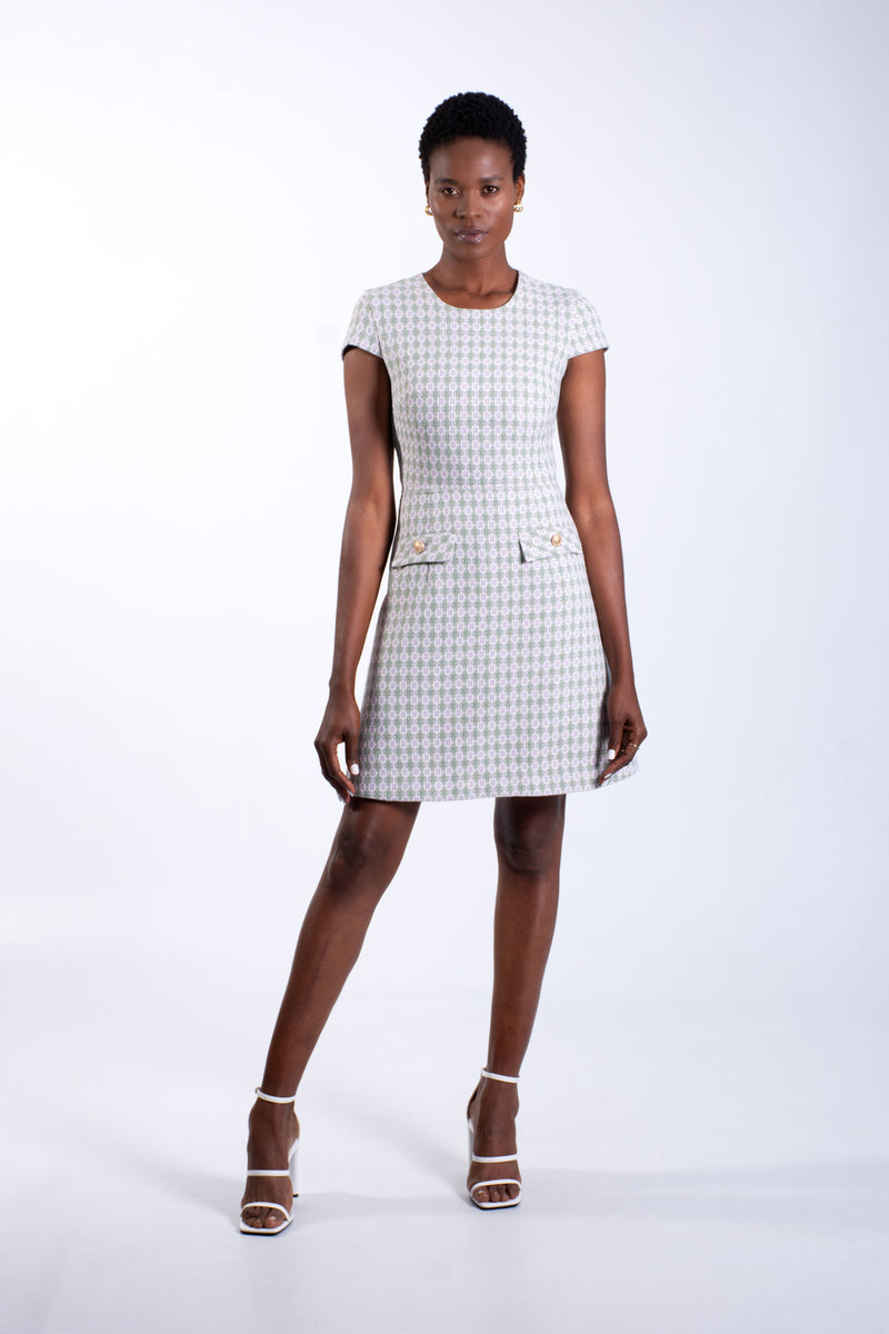 Summer Tweed Mini Dress