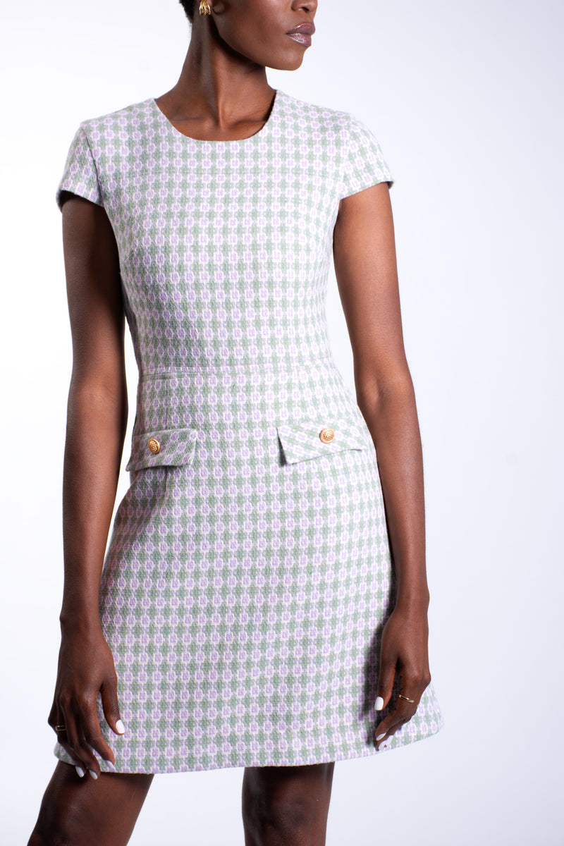 Summer Tweed Mini Dress
