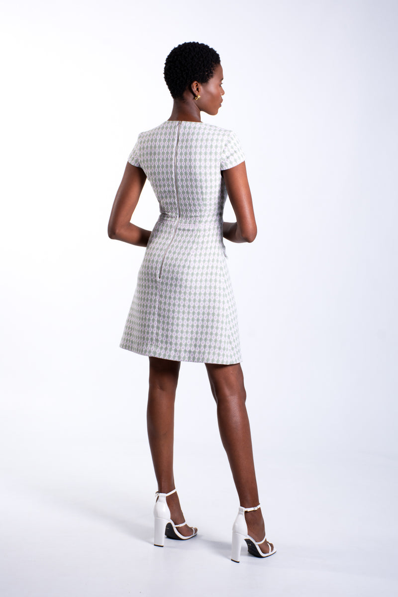 Summer Tweed Mini Dress