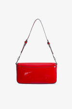 Patent Vegan Leather Strap Shoulder Bag