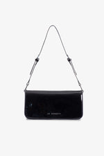 Patent Vegan Leather Strap Shoulder Bag