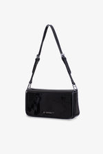 Patent Vegan Leather Strap Shoulder Bag