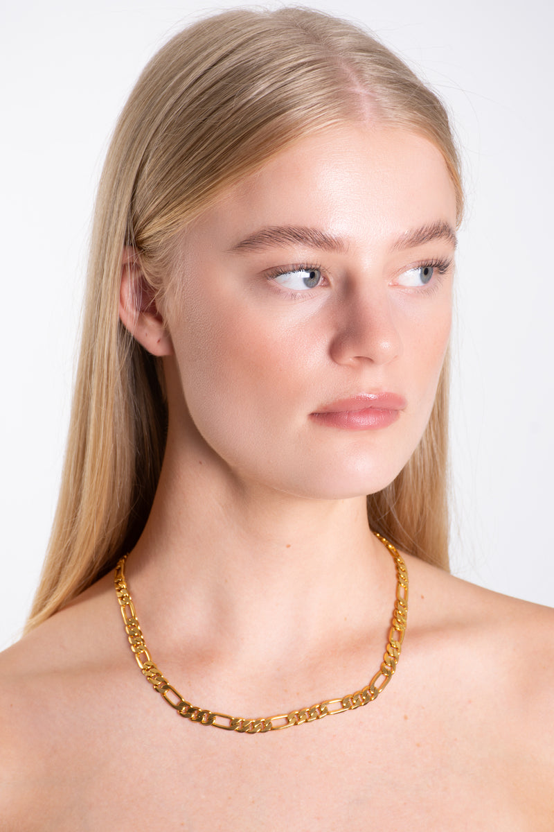 Chunky Link Gold Necklace