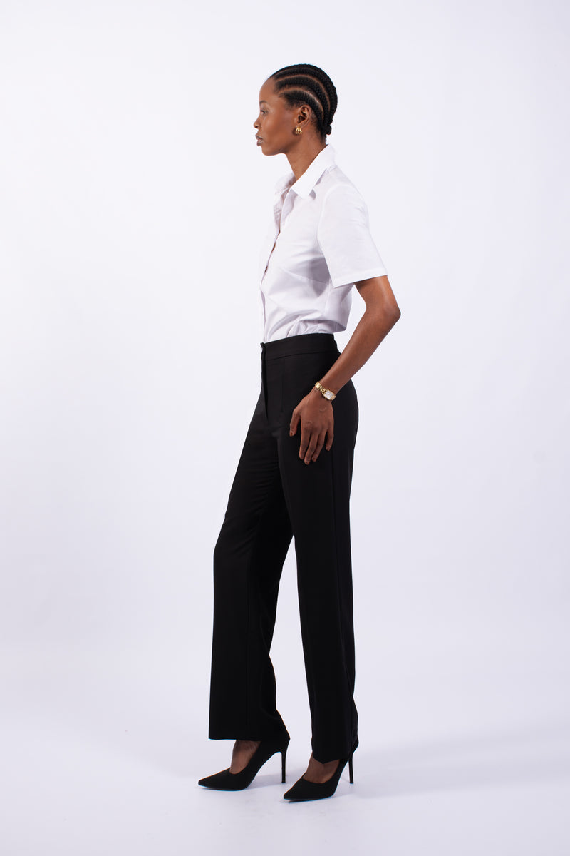 Ladies Office Straight Leg Trousers