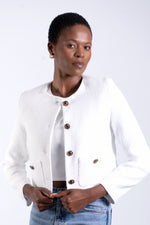 Cropped Tweed Jacket