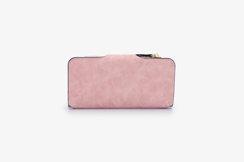 The Large Bi Fold Wallet - Pink