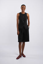 Twill Waistcoat - Black