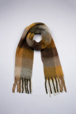 Mohair Woven Scarf - Camel
