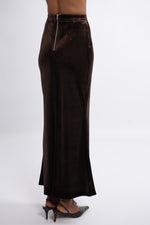 Velvet Maxi Skirt