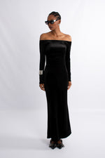 Velvet Maxi Skirt