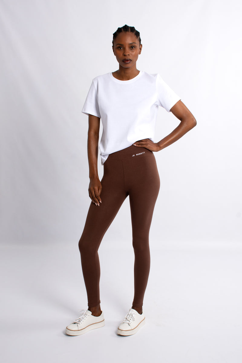 Cotton Spandex Logo Tights