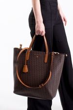 JB Logo Tote - Brown