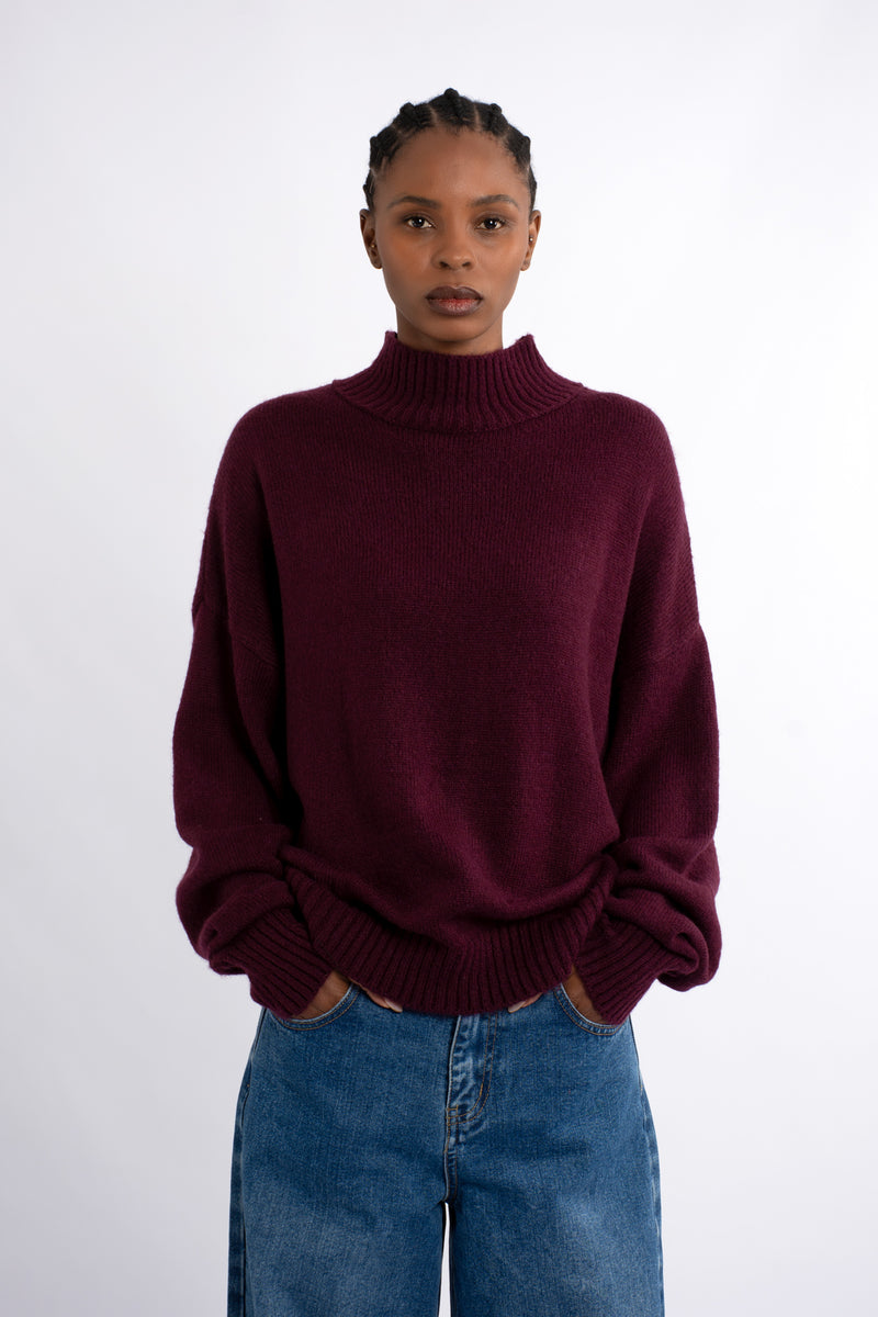 Oversized Turtle Neck Sweater
