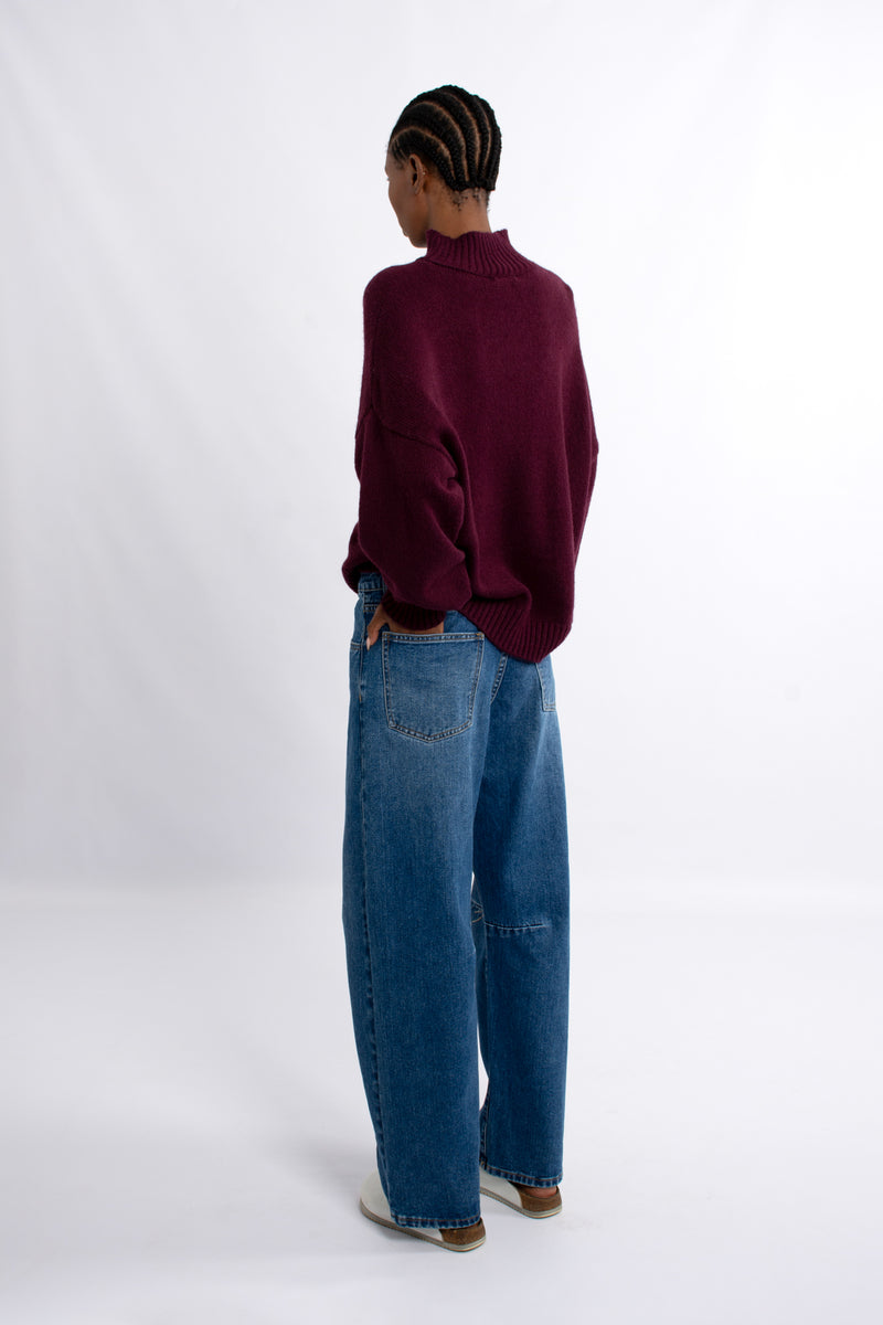 Oversized Turtle Neck Sweater