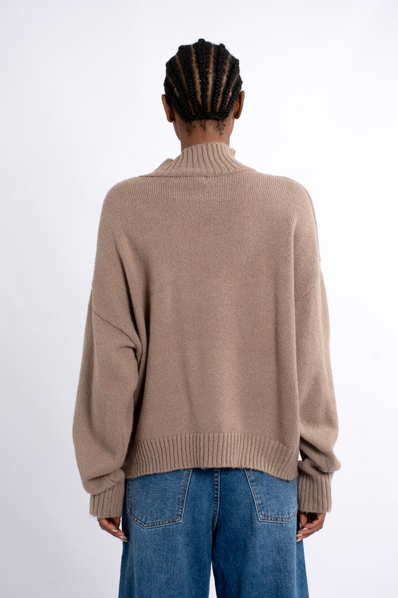 Oversized Turtle Neck Sweater