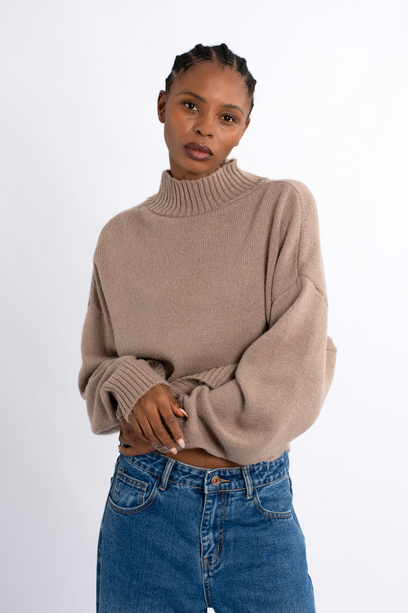 Oversized Turtle Neck Sweater