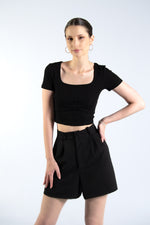 Short Sleeve Cropped T